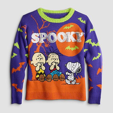 Womens' Jollidays Peanuts Spooky Sweater