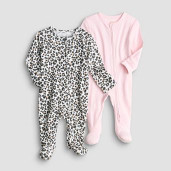 Baby Girl Jumping Beans® 2-Pack Sleep & Play One-Piece