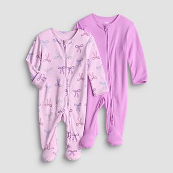 Baby Girl Jumping Beans® 2-Pack Sleep & Play One-Piece