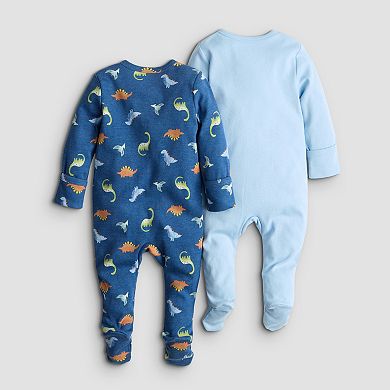 Baby Boy Jumping Beans® 2-Pack Sleep & Play One-Piece