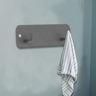 2 Pcs Coat Rack, Coat Hooks Wall Mount, Wall Hooks for Hanging, Hat Rack with 2 Coat Hooks