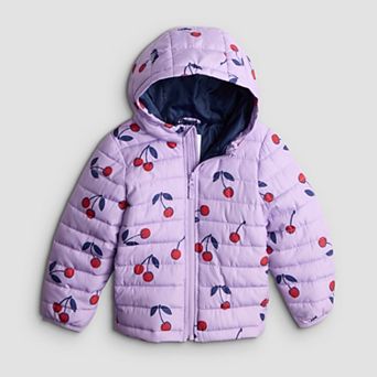 Baby & Toddler Girl Jumping Beans® Lightweight Hooded Jacket