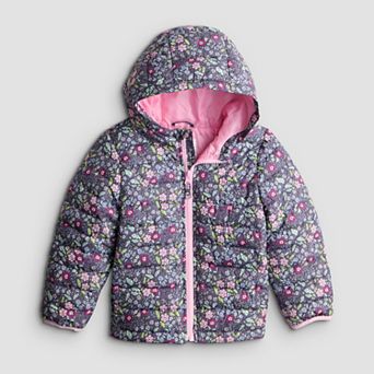 Baby & Toddler Girl Jumping Beans® Lightweight Hooded Jacket