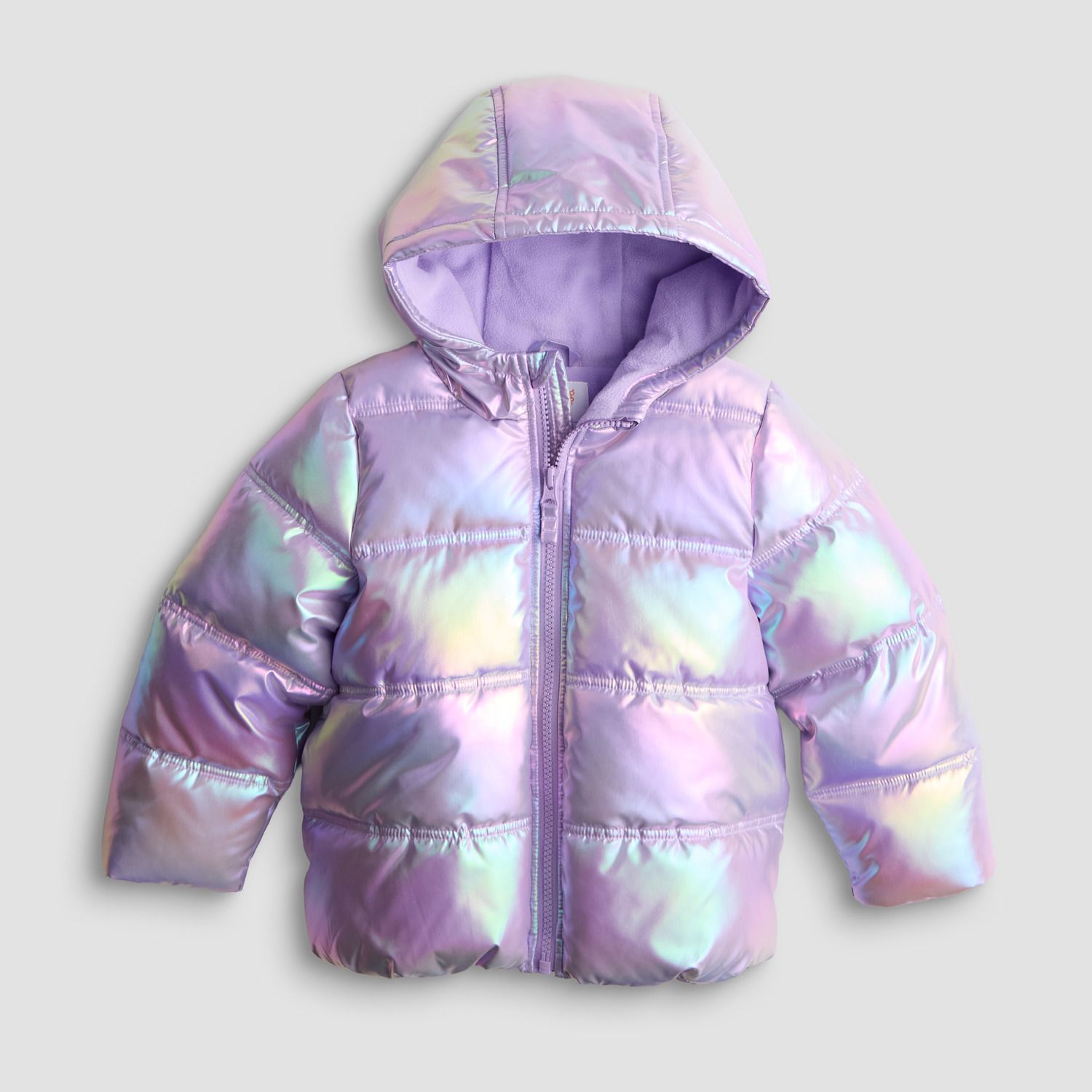 Куртка Jumping Beans® Heavyweight Puffer для девочек-малышей, цвет: Фиолетовый — фото 1