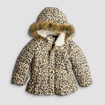 Baby & Toddler Girl Jumping Beans® Ruffle Parka Jacket
