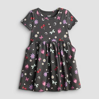 Baby & Toddler Girl Jumping Beans® Core Short Sleeve Jersey Dress