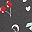 Grey Icon Charms