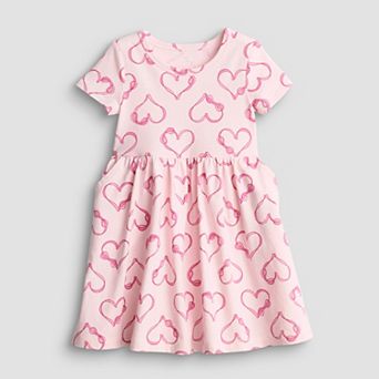 Baby & Toddler Girl Jumping Beans® Core Short Sleeve Jersey Dress