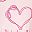 Pink Bow Heart
