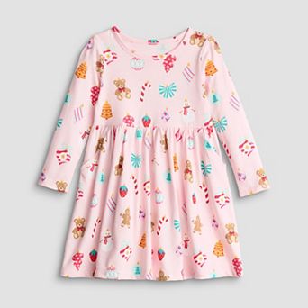 Baby & Toddler Girl Jumping Beans® Core Short Sleeve Jersey Dress