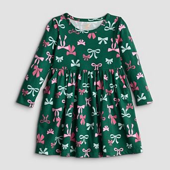 Baby & Toddler Girl Jumping Beans® Long Sleeve Jersey Dress