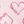 Pink Bow Heart