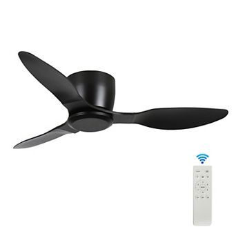 42" Modern 3 ABS Blades DC Motor Smart Ceiling Fan with Remote Control