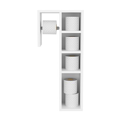 DEPOT E-SHOP Delco Storage Cabinet, 4 Shelves