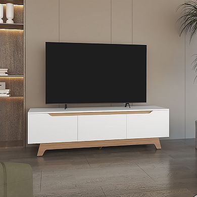 DEPOT E-SHOP Curlew TV Stand, 2 Doors, 1 Drawer