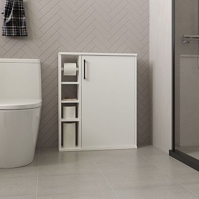 DEPOT E-SHOP Clayton Medicine Cabinet, 1 Door, 7 Shelves
