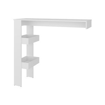 DEPOT E-SHOP Barling Bar Table, 2 Shelves