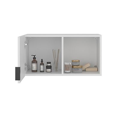 DEPOT E-SHOP Roxbury Medicine Cabinet, 1 Door, 2 Shelves