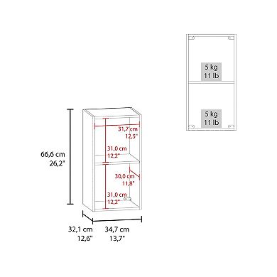 DEPOT E-SHOP Roxbury Medicine Cabinet, 1 Door, 2 Shelves