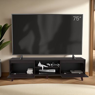 Elaine TV Stand, 2 Doors, 2 Shelves