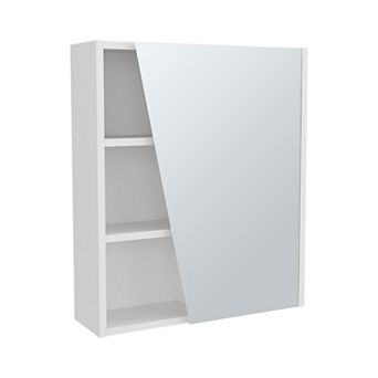 DEPOT E-SHOP Piney Medicine Cabinet, 1 Door, 5 Shelves, 1 Mirror