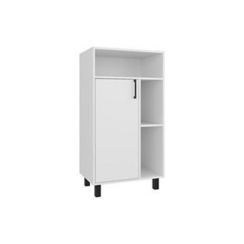 DEPOT E-SHOP Dewar Base Cabinet, 1 Door, 5 Shelves, 4 Legs