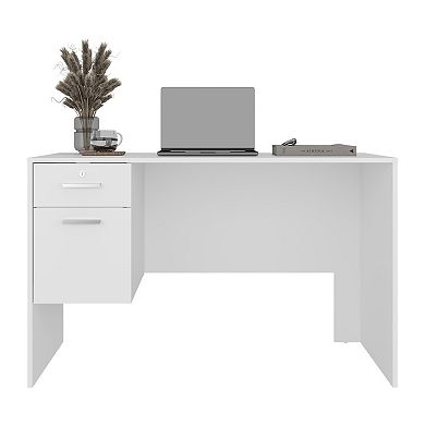 DEPOT E-SHOP Lyons Desk, 2 Drawers
