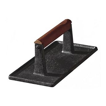 Mr. Bar-B-Q Rectangle Cast Iron Meat Press