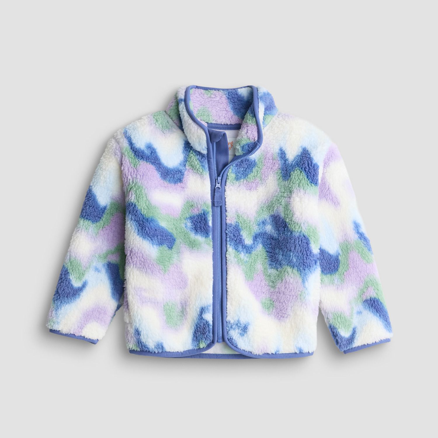 Куртка Jumping Beans® High Pile Fleece для девочек-малышей, цвет: Синий фиолетовый — фото 1