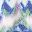 Blue Purple Washy Dye