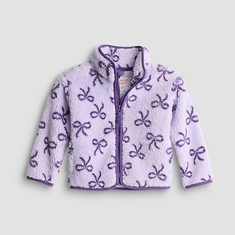 Baby & Toddler Girl Jumping Beans® High Pile Fleece Jacket