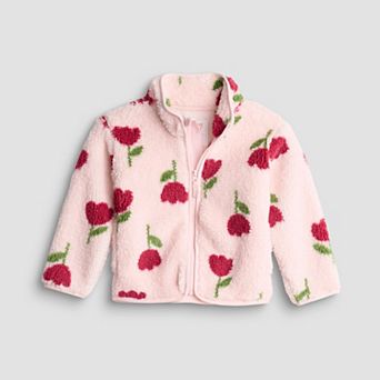 Baby & Toddler Girl Jumping Beans® High Pile Fleece Jacket