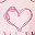 Pink Bow Heart