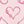 Pink Bow Heart