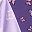 Purple Outline Floral