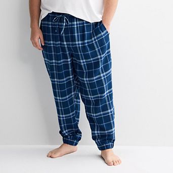 Big & Tall Sonoma Goods For Life® Flannel Banded Bottom Sleep Pants