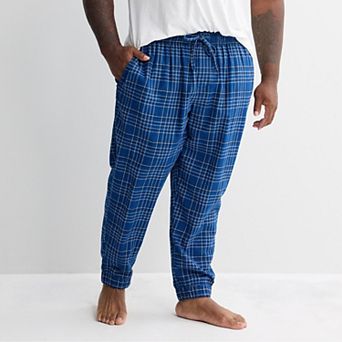 Big & Tall Sonoma Goods For Life® Flannel Banded Bottom Sleep Pants