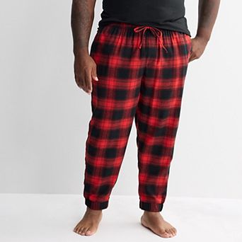 Big & Tall Sonoma Goods For Life® Flannel Banded Bottom Sleep Pants