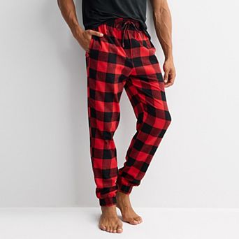 Men's Sonoma Goods For Life® Flannel Banded Bottom Pajama Pants