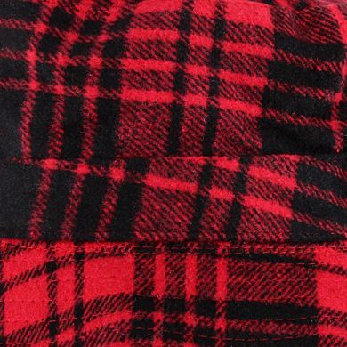 San Diego Hat Company Unisex Brushed Buffalo Plaid Bucket Hat
