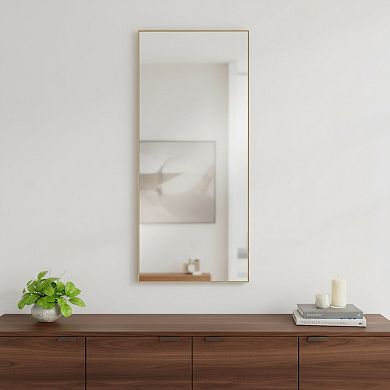 HomeRoots 47" Gold Metal Accent Mirror