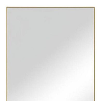HomeRoots 47" Gold Metal Accent Mirror