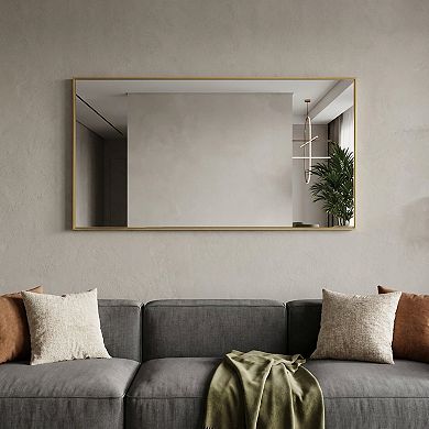 HomeRoots 47" Gold Metal Accent Mirror