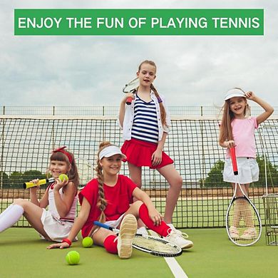 6-Piece Adult Tennis Racket Set with Balls