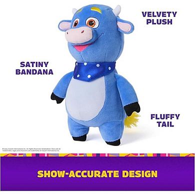 8-Inch Plush Cow Educational Toy