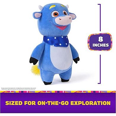 8-Inch Plush Cow Educational Toy