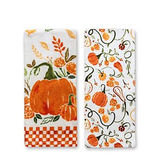 Celebrate Together™ Fall 2 pc Classic Pumpkin Kitchen Towel Set