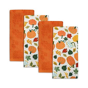 Celebrate Together™ Fall 4-Pack Leaf & Pumpkin Kitchen Towels