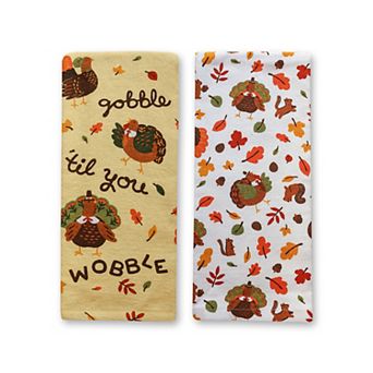 Celebrate Together™ Fall 2 pc Gobble Turkey Kitchen Towel Set