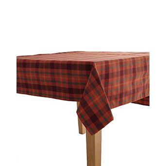 Celebrate Together™ Fall 60" x 102" Yarn Dye Plaid Tablecloth